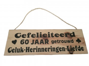 60 jaar getrouwd