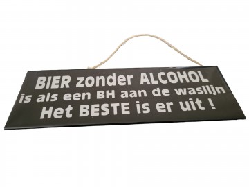 Bier zonder alcohol zwart