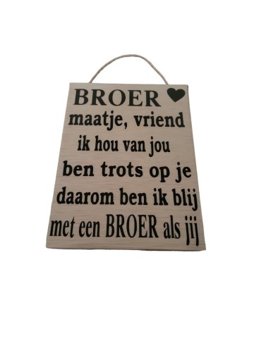 Broer 20x15cm natuel plotter