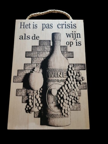 Crisis als de wijn op is 3d