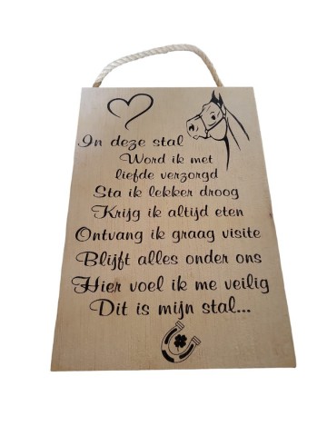 In deze stal naturel laser