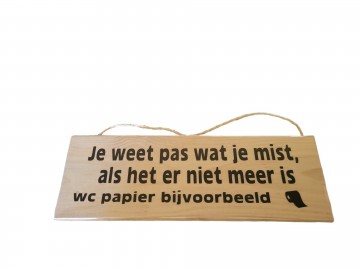 Je weet pas wat je mist