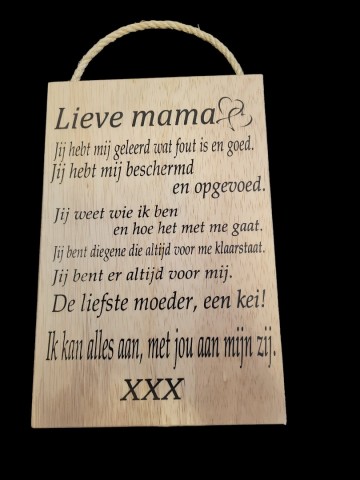 Lieve mama