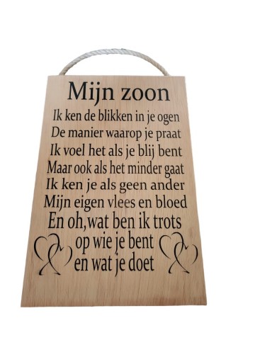 Mijn zoon laser