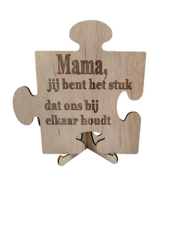 Puzzelstuk mama groot