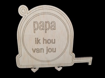 Rolmaat papa groot