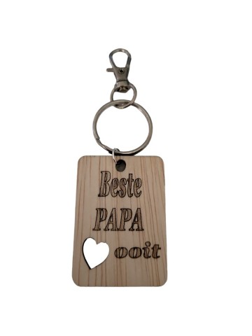Sleutelhanger beste papa ooit