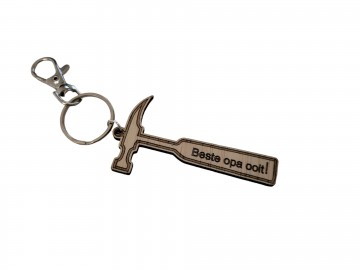 Sleutelhanger hamer opa