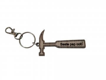 Sleutelhanger hamer pap