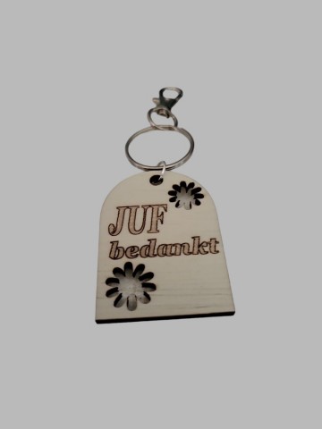 Sleutelhanger juf