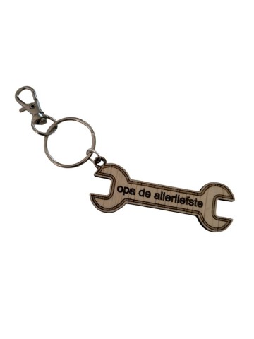 Sleutelhanger steeksleutel opa