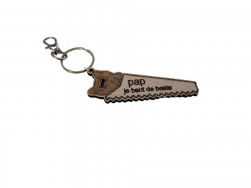Sleutelhanger zaag pap