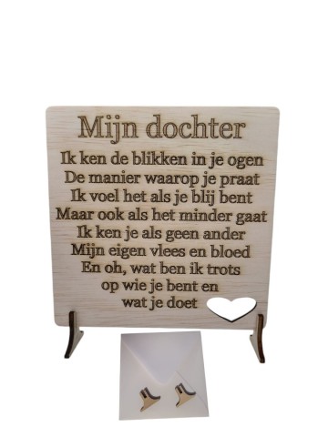 Wenskaart mijn dochter
