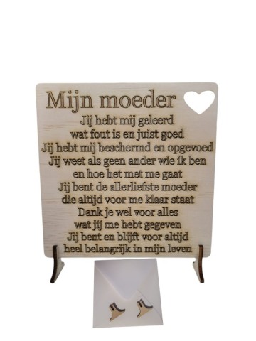 Wenskaart mijn moeder