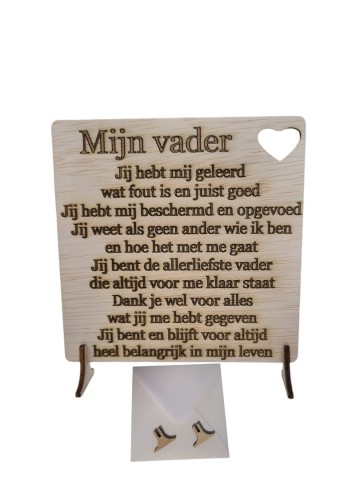 Wenskaart mijn vader