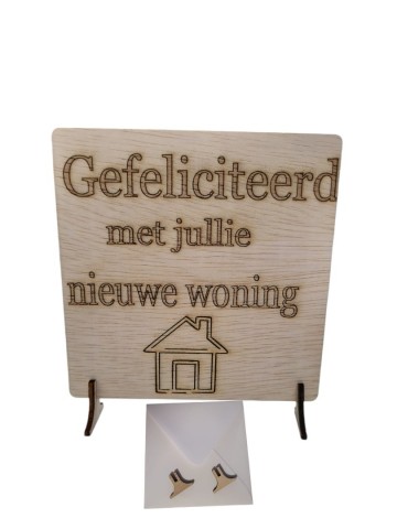 Wenskaart nieuwe woning