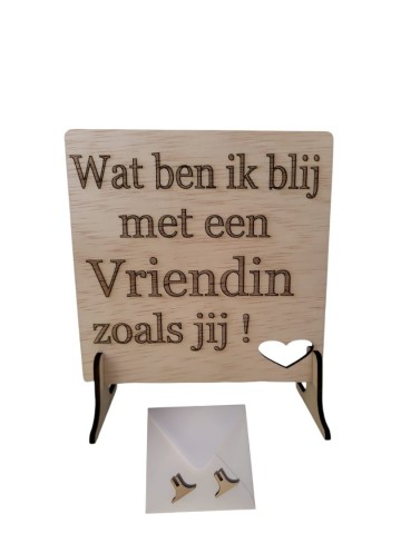 Wenskaart vriendin
